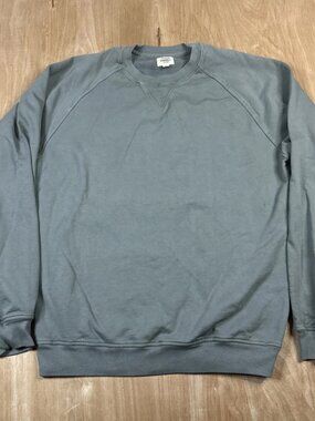 Citizens Of Humanity Mens Green Long Sleeve Pullover Sweatshirt Size Medium